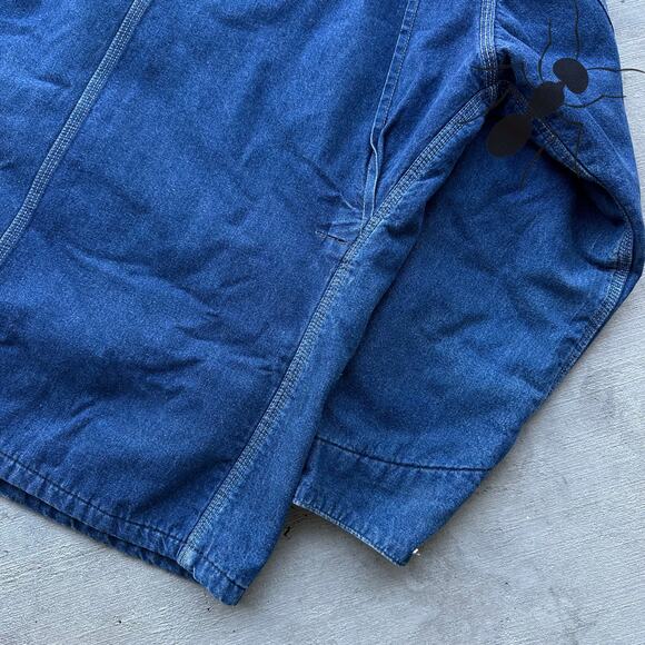 Vintage Y2K Carhartt denim blue chore work wear jacket - Picture 7 of 7